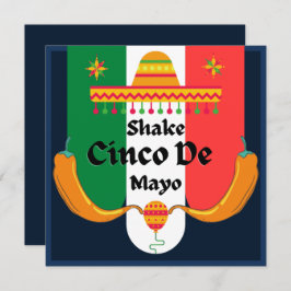 Shake Shake Shake Cinco De Mayo Party Julkort
