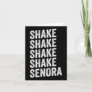 Shake Shake Shake Senora Halloween Kort