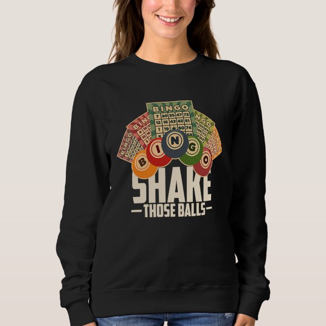 Shake Those Balls Funny Bingo T T Shirt (Framsida)