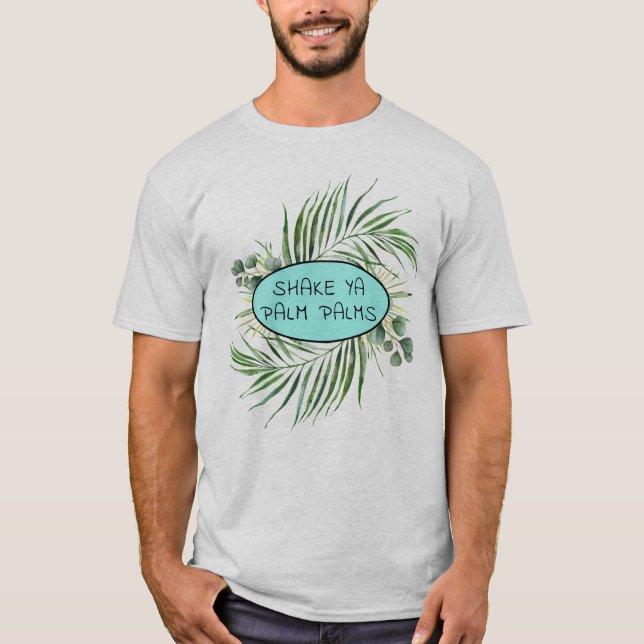 Shake Ya Handflatan Handflatan Funny Tropical T Shirt (Framsida)