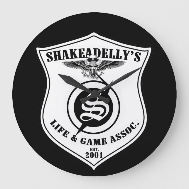 Shakeadellys_Uhr_Logo Stor Klocka (Framsida)