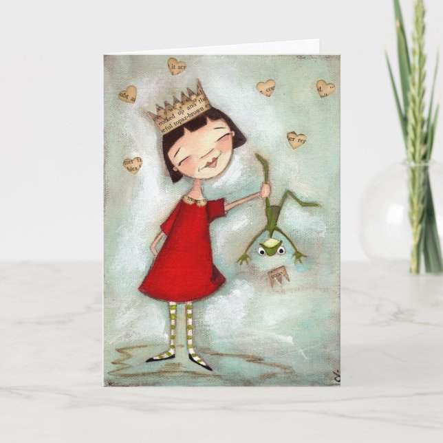 Shaken, inte kyld - gratulationskort kort (Framsida)