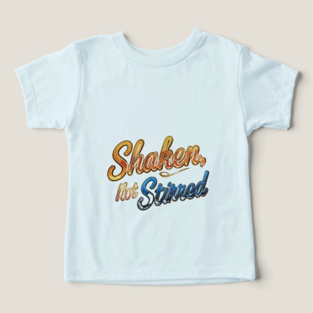 "Shaken, inte upprörd." T Shirt (Design Framsida)