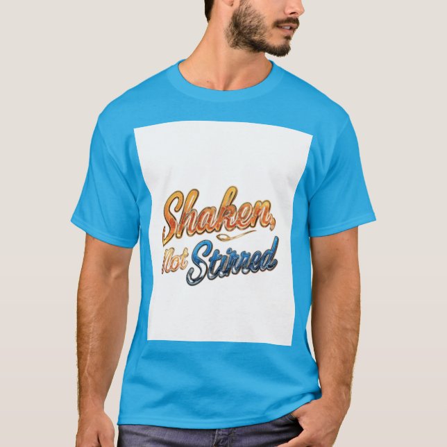 "Shaken, inte upprörd." T Shirt (Framsida)