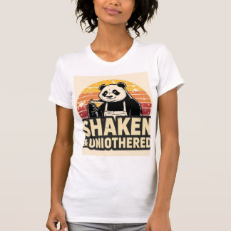 Shaken & Unbothered Panda Bartender Shirt T
