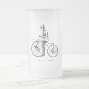 Shaker för vintageSteampunk ben Frostat Ölglas