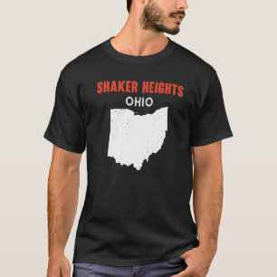 SHAKER HEIGHTS Ohio USA State America Travel Ohioa T Shirt
