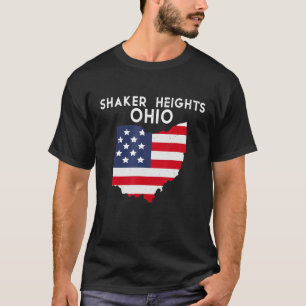 Shaker Heights Ohio USA State America Travel Ohioa T Shirt
