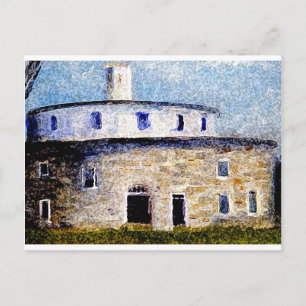 Shaker Round Barn Vykort