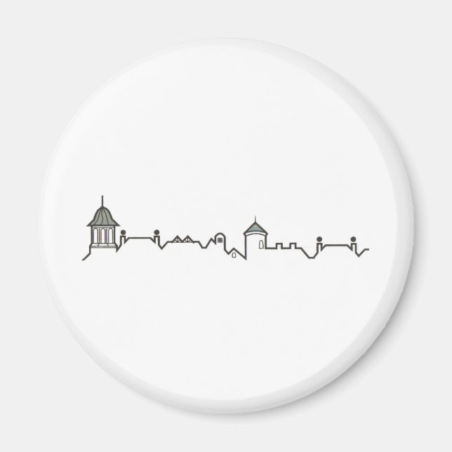 Shaker Square Magnet (Framsidan)