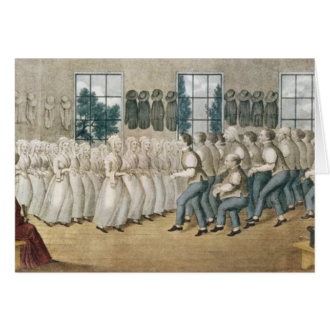 Shakersna near Libanon Hälsningskort (Framsidan Horizontal)