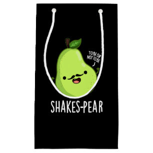Shakes-Funny Pear Fruit Pun Mörk BG