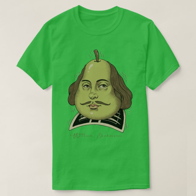 Shakes Pear T Shirt (Design framsida)