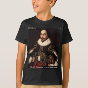 Shakespeare Action Eloquence Citatpresenter & T-sh Tröja