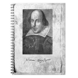 Shakespeare Anteckningsbok Med Spiral