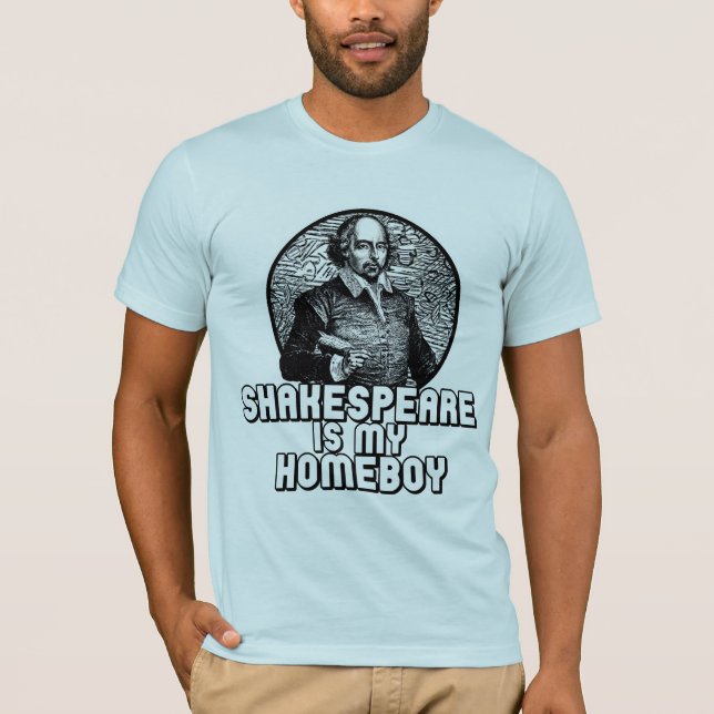 Shakespeare är min hempojke tee (Framsida)