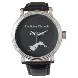 Shakespeare "Bard Times" Funny Slogan Armbandsur