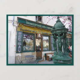 Shakespeare bokhandel (Paris) Vykort
