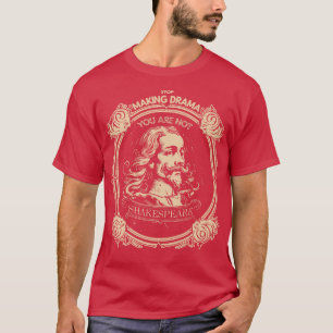 Shakespeare bokish litteratur poet 14 t shirt