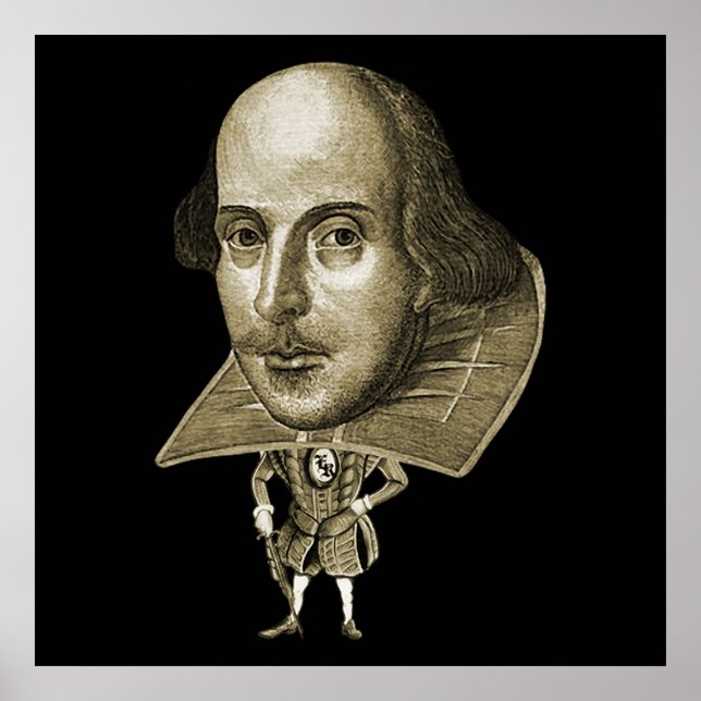 Shakespeare Caricature Poster (Framsidan)