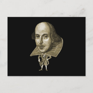 Shakespeare Caricature Vykort