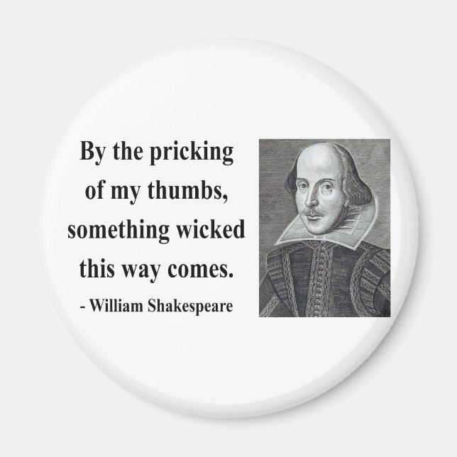 Shakespeare-citat 10b magnet (Framsidan)