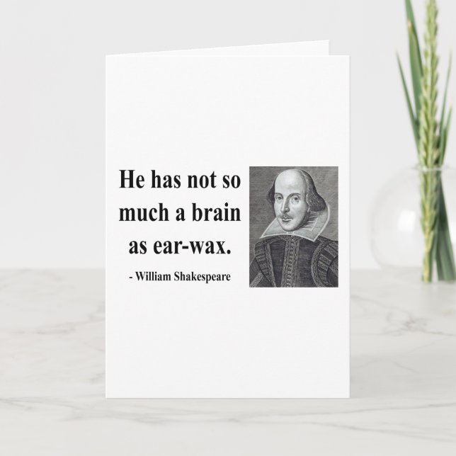 Shakespeare-citat 12b kort (Framsida)