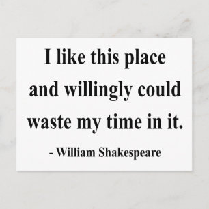 Shakespeare-citat 6a vykort