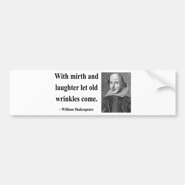 Shakespeare-citat 7b bildekal (Framsidan)