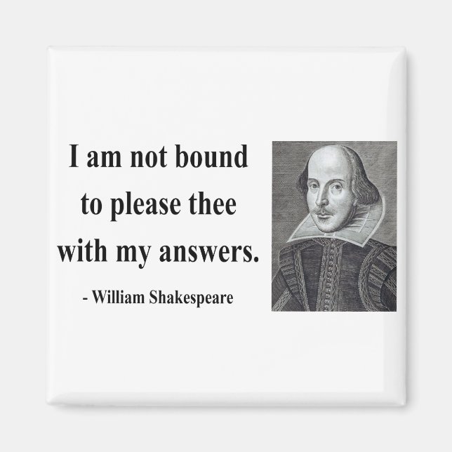Shakespeare-citat 9b magnet (Framsidan)