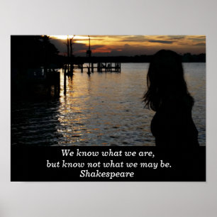 Shakespeare-citat - konst poster