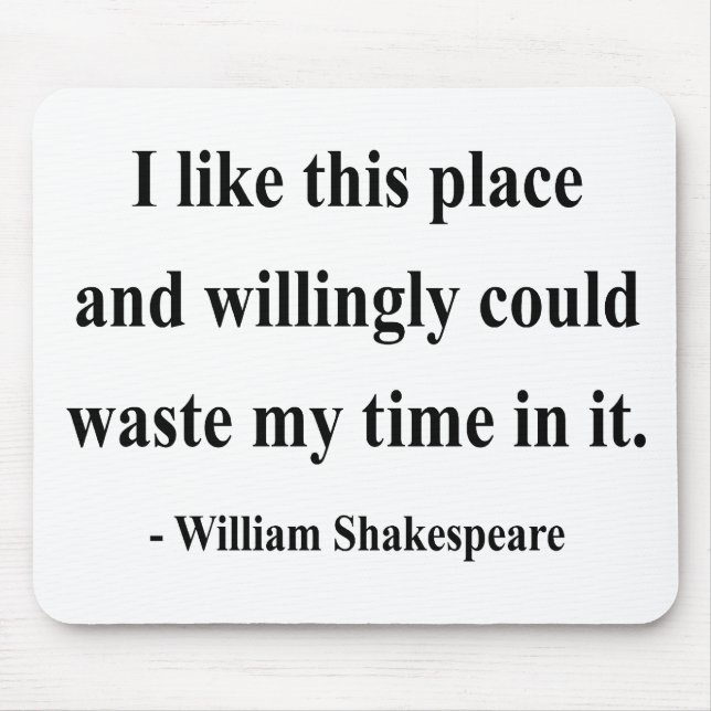 Shakespeare citationstecken 6a musmatta (Framsidan)
