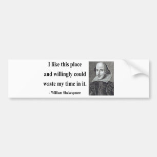 Shakespeare citationstecken 6b bildekal