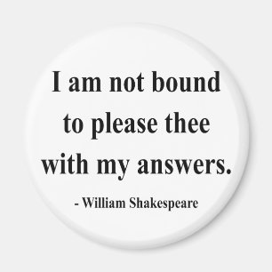 Shakespeare citationstecken 9a magnet
