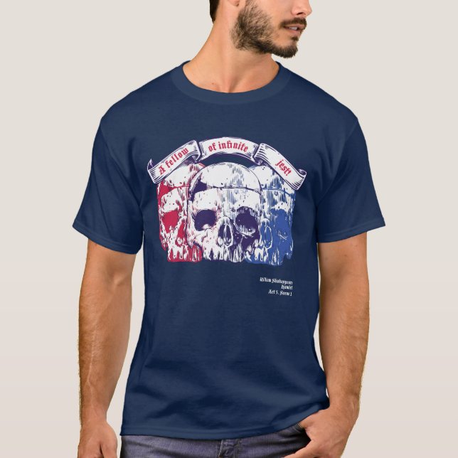 Shakespeare citationstecken, en kamrat av den t shirt (Framsida)
