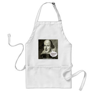 Shakespeare-citationstecken; Om musik är maten av Förkläde