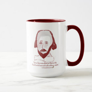 Shakespeare citationsteckenmugg mugg