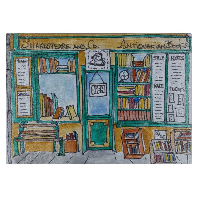 Shakespeare & Co. Bokhandel | Seine, Paris (Framsidan)