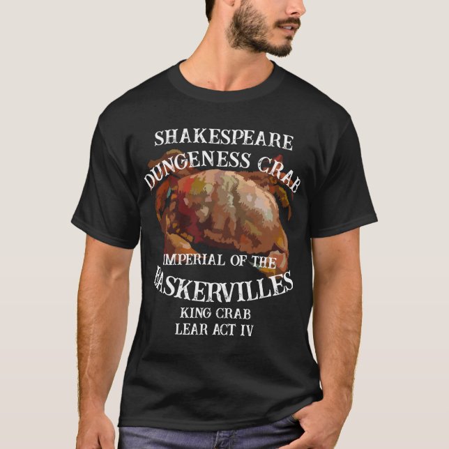 Shakespeare Crab Lear Dungeness Imperial T Shirt (Framsida)