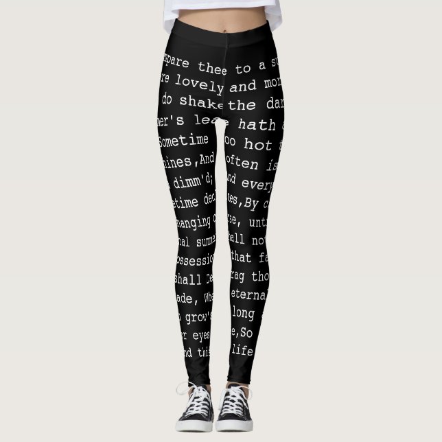 Shakespeare damasker leggings (Framsida)