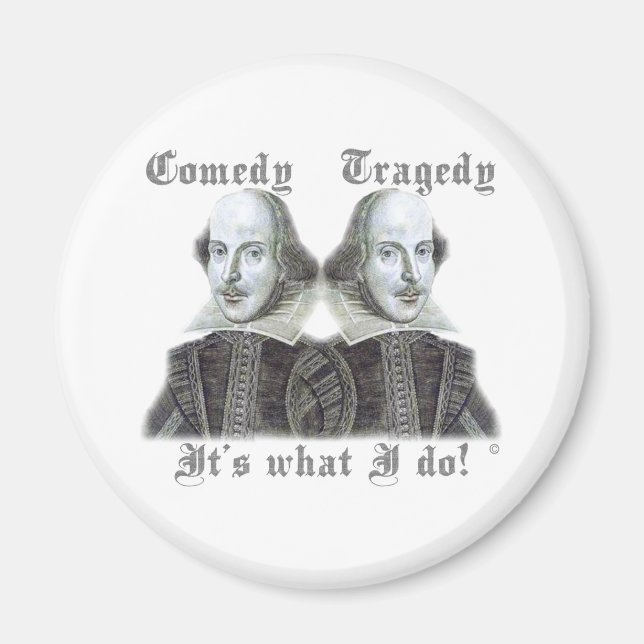 Shakespeare - det är vad jag gör! magnet (Framsidan)
