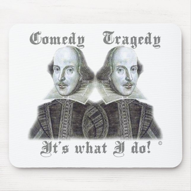 Shakespeare - det är vad jag gör! musmatta (Framsidan)