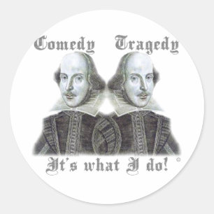 Shakespeare - det är vad jag gör! runt klistermärke