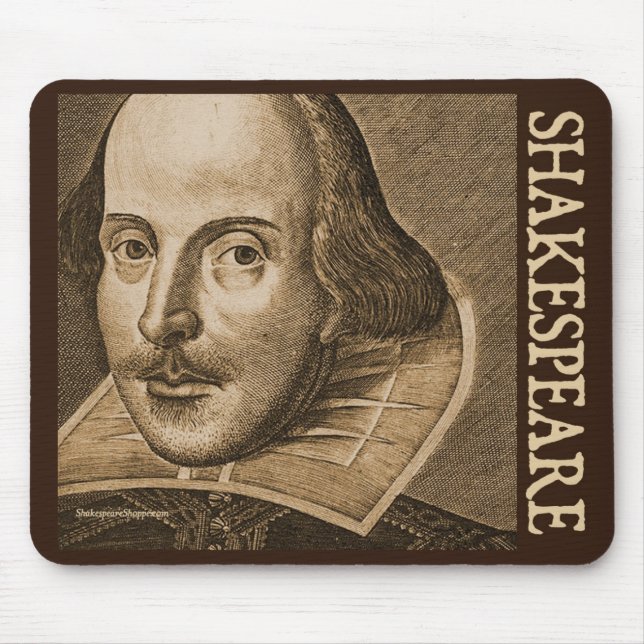 Shakespeare Droeshout gravyrer Musmatta (Framsidan)