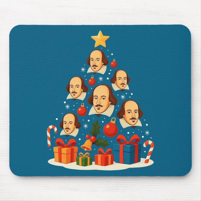 Shakespeare English Literature Christmas Tree Xmas Musmatta (Framsidan)