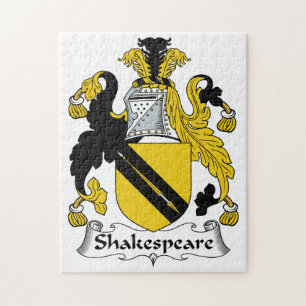 Shakespeare familjvapensköld pussel