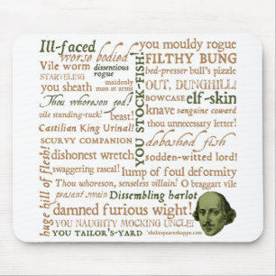 Shakespeare förolämpar samlingen musmatta