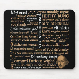 Shakespeare förolämpar samlingen musmatta