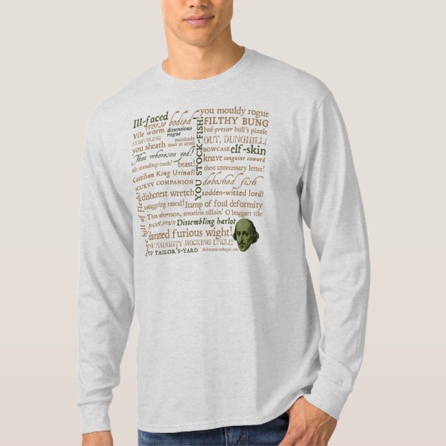 Shakespeare förolämpar samlingen t-shirt (Framsida)