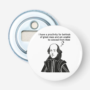 Shakespeare Funny Quote Flasköppnare